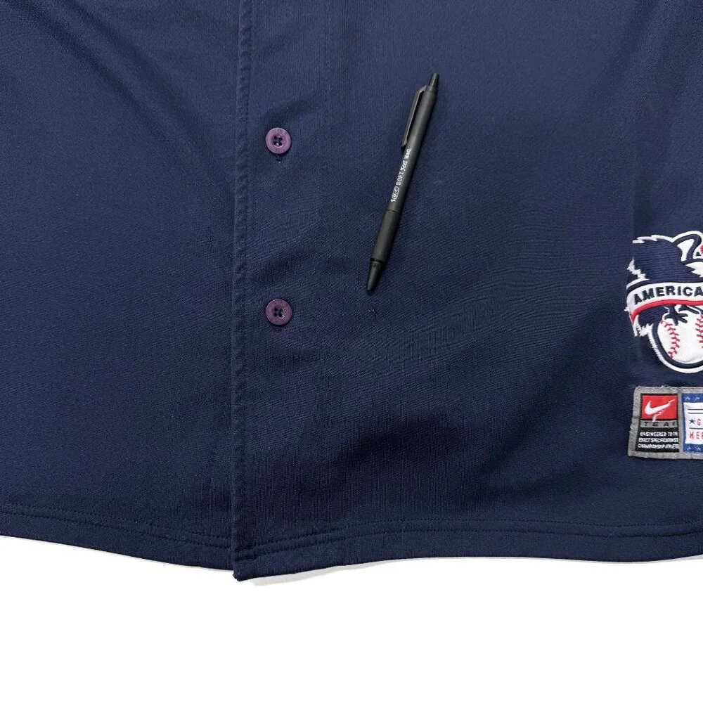 Nike Minnesota Twins Jersey Mens XXL Blue Vintage‎ 90s Stitched Baseball MLB